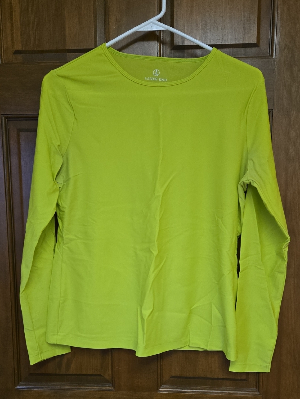 Lands' End SunShade UPF 50 Long Sleeve Rash Guard Swim Tee